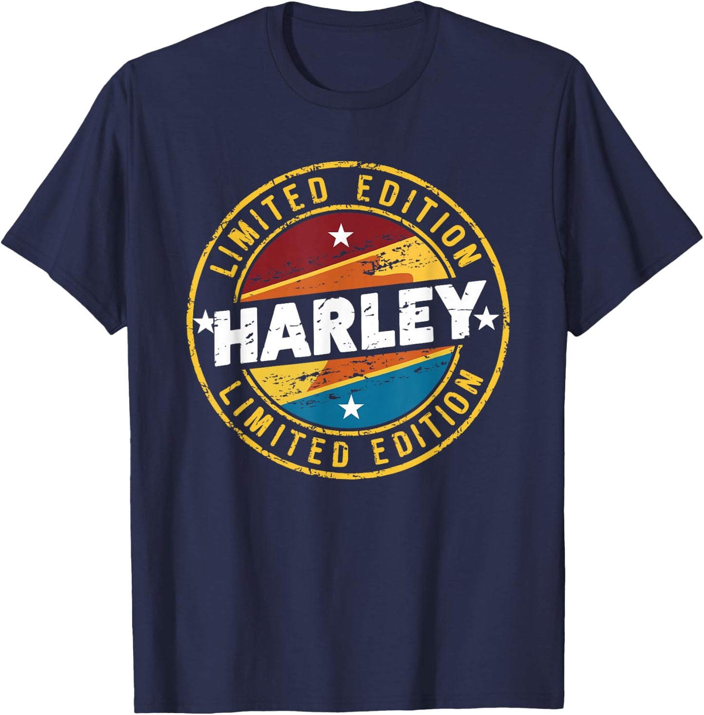 Vintage Harley Retro T-Shirt - T-Shirt | Navy