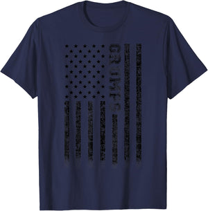 Grumps American Flag T-Shirt - T-Shirt | Navy