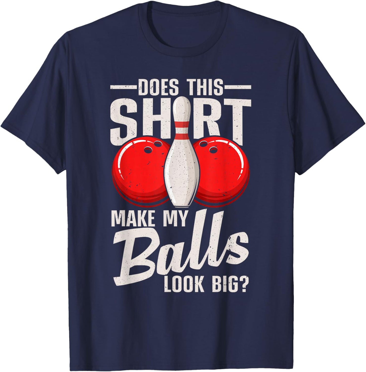 Cool Bowling Design Women Bowling Ball Sport Bowler T-Shirt - T-Shirt | Navy