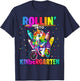 Kindergarten Unicorn Back to School First Day of School Girl T-Shirt - T-Shirt | Navy