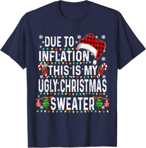 Family Christmas Pajama Men Women Funny Christmas 2024 T-Shirt - T-Shirt | Navy