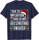 Family Christmas Pajama Men Women Funny Christmas 2024 T-Shirt - T-Shirt | Navy