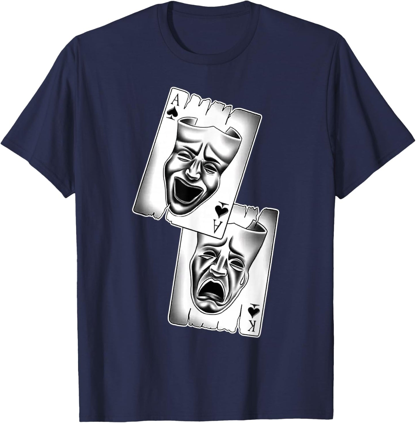 Smile Now Cry Later x Laugh Now Cry Later Blackjack T-Shirt - T-Shirt | Navy