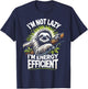 Herbivore I'm Not Lazy I'm Energy Efficient Cute Sloth T-Shirt - T-Shirt | Navy