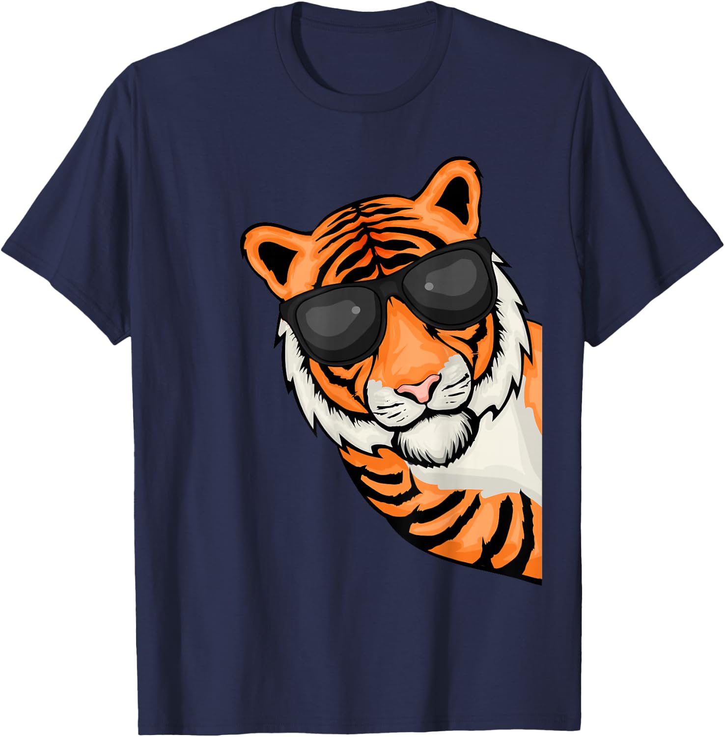 Tiger Lover Tiger Men's Wildcat Tiger for Children T-Shirt - T-Shirt | Navy