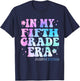 In My Fifth Grade Era Back to School 5th Grade Teachers Kids T-Shirt - T-Shirt | Navy