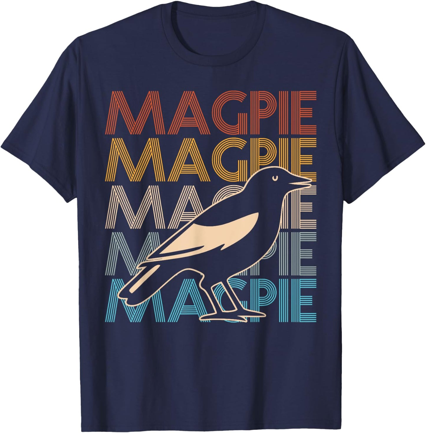 MAGPIE Quote for a Magpie expert T-Shirt - T-Shirt | Navy