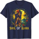 Kanaka Maoli Women Native Hawaiian Islands Hawaii Flag T-Shirt - T-Shirt | Navy