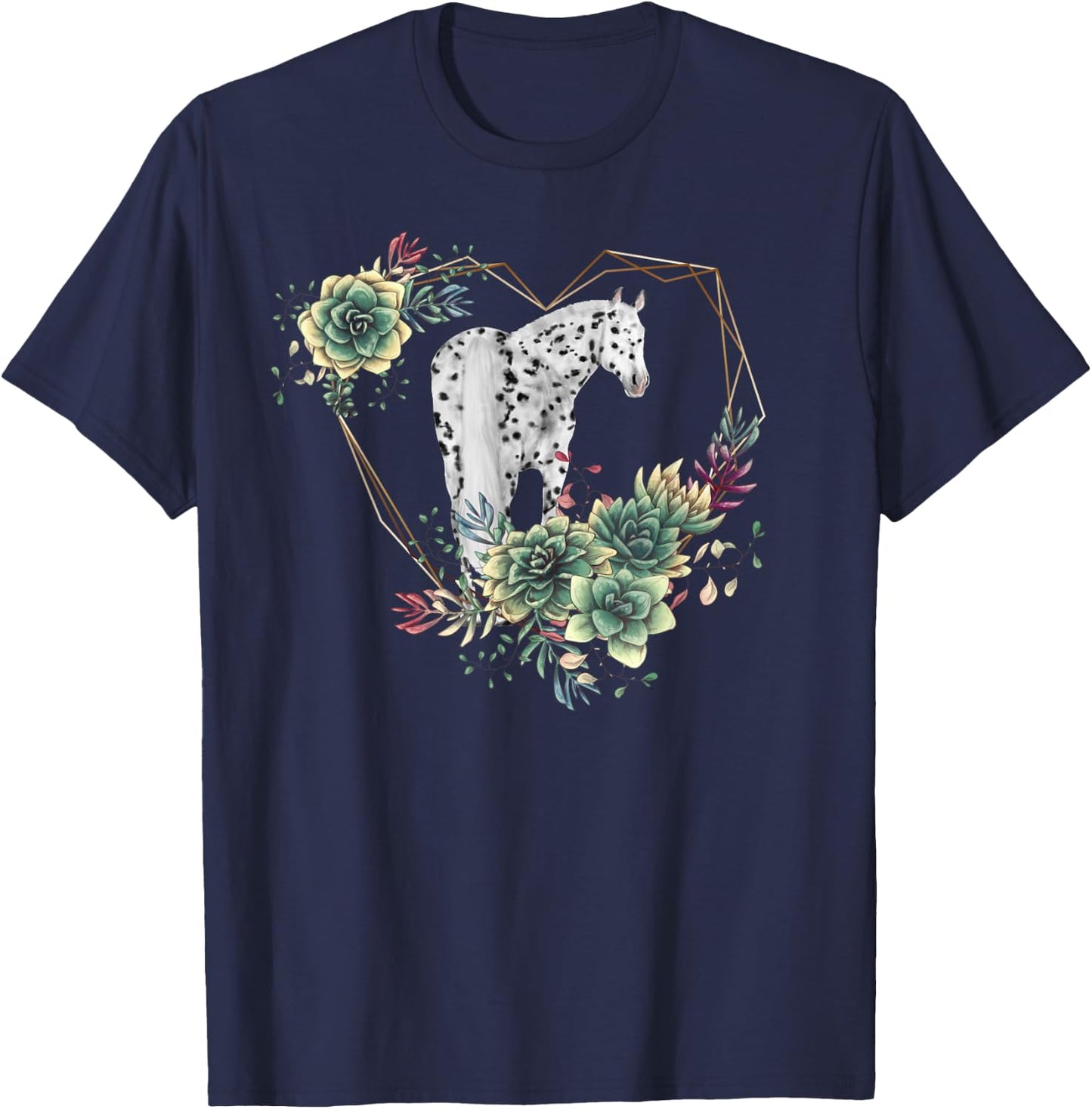 Appaloosa Horse Leopard Pattern Appaloosa T-Shirt - T-Shirt | Navy