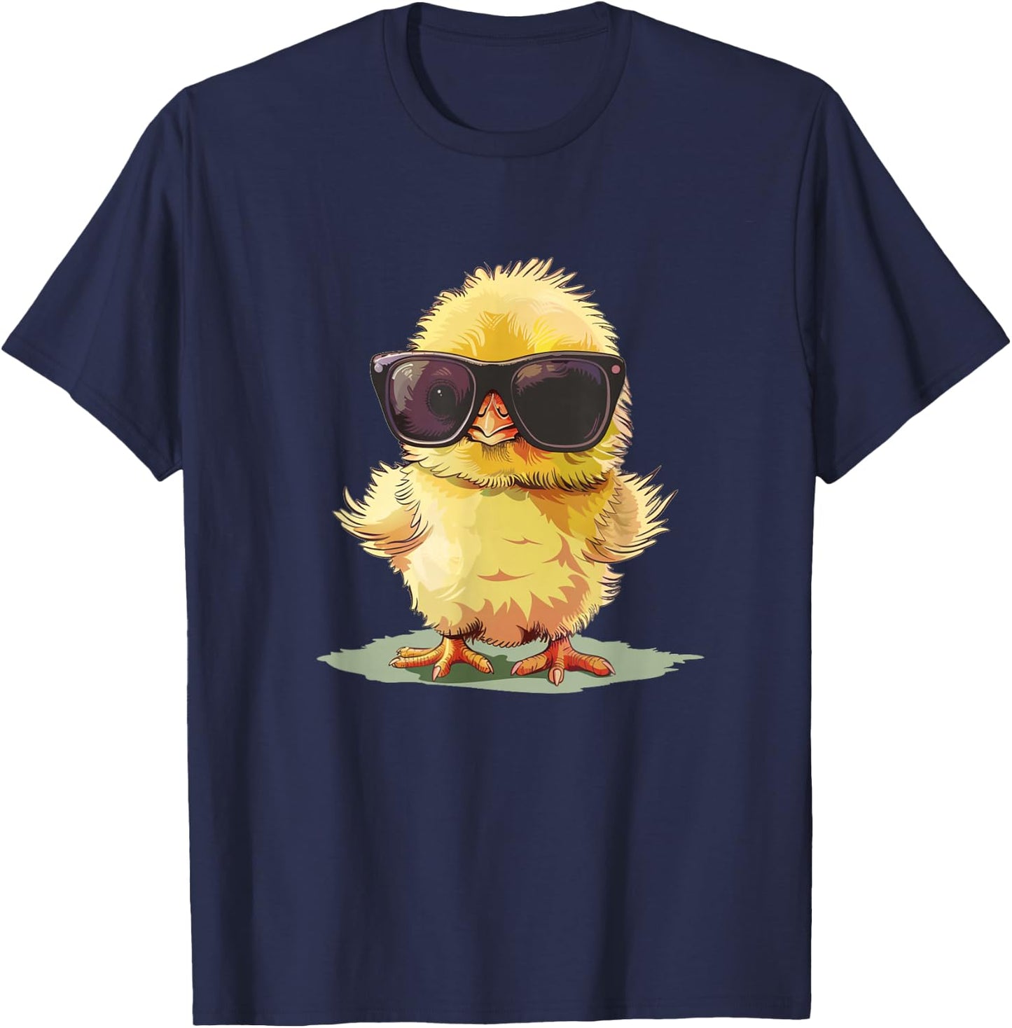 Cool Baby Poultry Costume with Sunglasses T-Shirt - T-Shirt | Navy