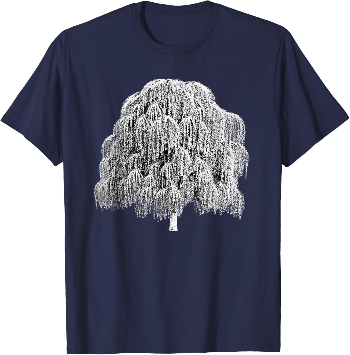 Weeping Willow Tree Arbor Day Shirts T-Shirt - T-Shirt | Navy