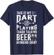 This is My Dart Playing Trash Funny Dart Lover Player Saying T-Shirt - T-Shirt | Navy