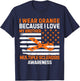 I Wear Orange For My Brother Multiple Sclerosis Awareness Ms T-Shirt - T-Shirt | Navy