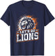 Carterville Lions - Pride of the Lions! T-Shirt - T-Shirt | Navy