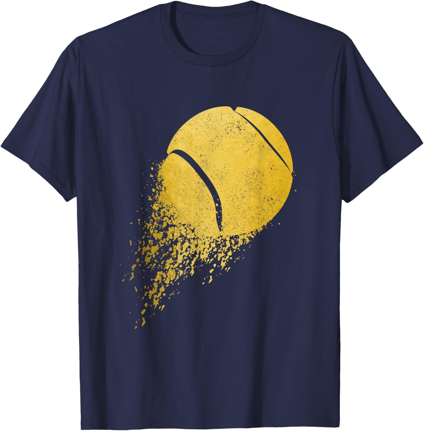 Tennis Player Sport Vintage Men Women Tennis T-Shirt - T-Shirt | Navy