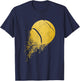 Tennis Player Sport Vintage Men Women Tennis T-Shirt - T-Shirt | Navy