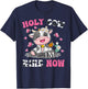 Kids Holy Cow I'm Two 9 Years Old 9th Birthday Boy Girl T-Shirt - T-Shirt | Navy