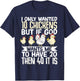 I Only Wanted 10 Chickens But if God Wants Me to Have 20 T-Shirt - T-Shirt | Navy