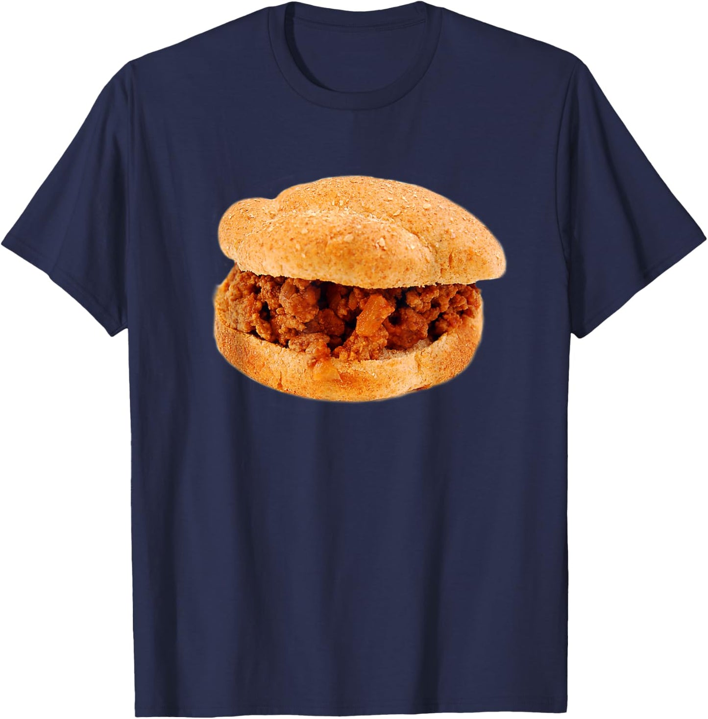 Funny Sloppy Joe beef sandwich lover Halloween costume food T-Shirt - T-Shirt | Navy