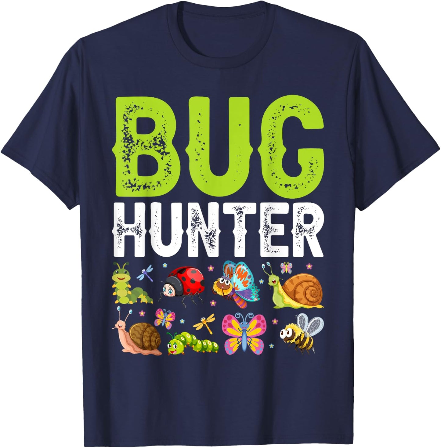 Bug Lover Insects Entomologist Boys Girls Biologist T-Shirt - T-Shirt | Navy