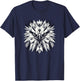 Geometric Art Harpy Eagle Eagles T-Shirt - T-Shirt | Navy