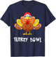 Funny Turkey American Football Bowl Thanksgiving T-Shirt - T-Shirt | Navy