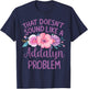 Addalyn Personalized Cute Flower Girls Addalyn Name T-Shirt - T-Shirt | Navy