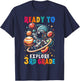 First day Kids Welcome back to School Astronaut 3rd grade T-Shirt - T-Shirt | Navy