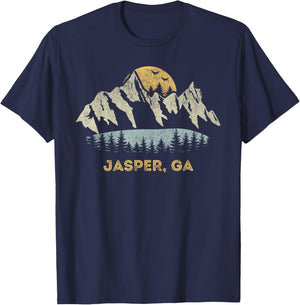 Jasper Georgia Mountain Sunset Sunrise GA T-Shirt - T-Shirt | Navy
