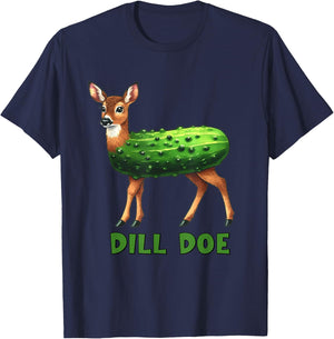 Dill Doe Funny Adult Humor Inappropriate Pickle Women T-Shirt - T-Shirt | Navy