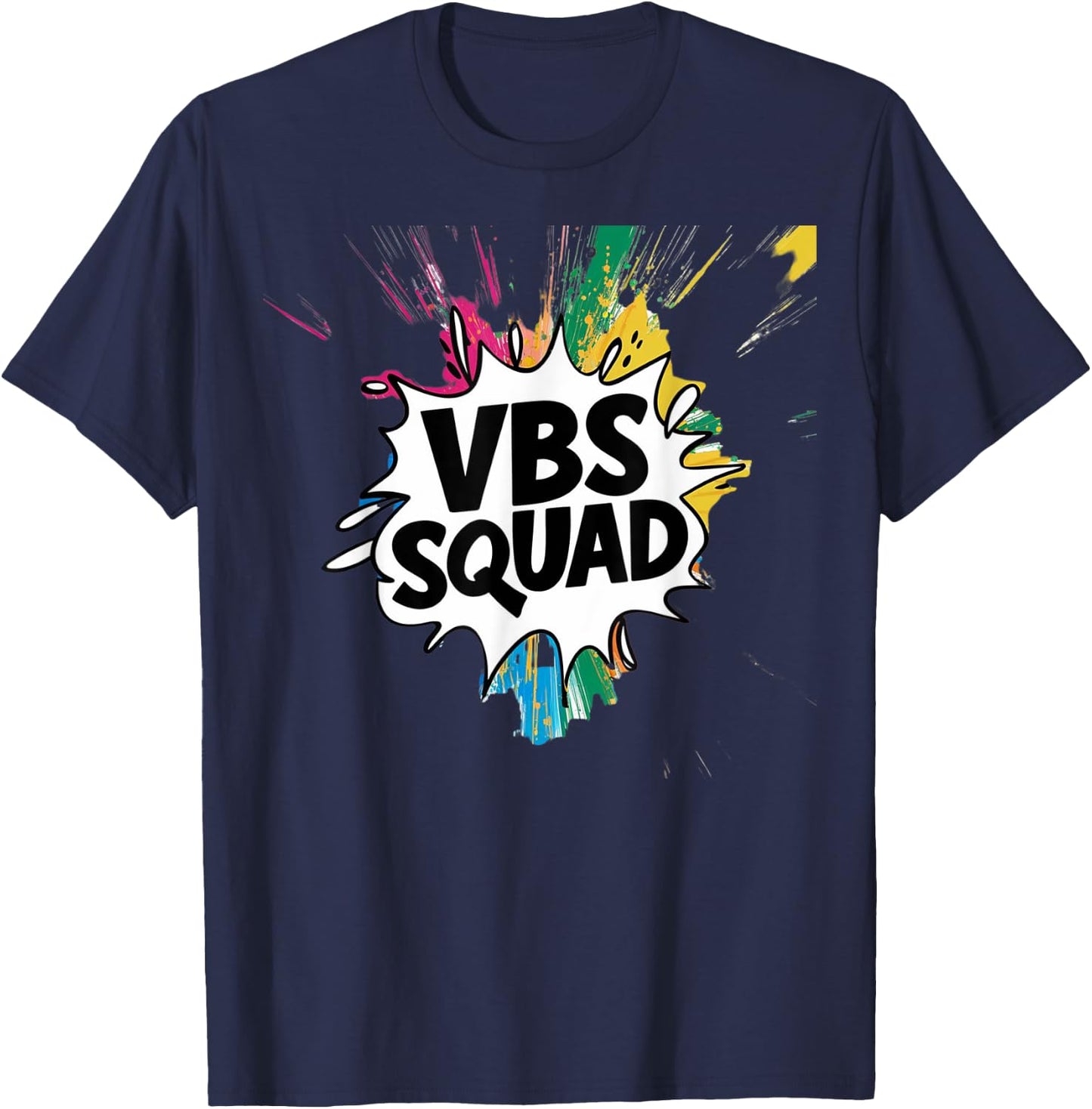 allcolorVBS Squad Vacation Bible School Summer Camp For Kids T-Shirt - T-Shirt | Navy