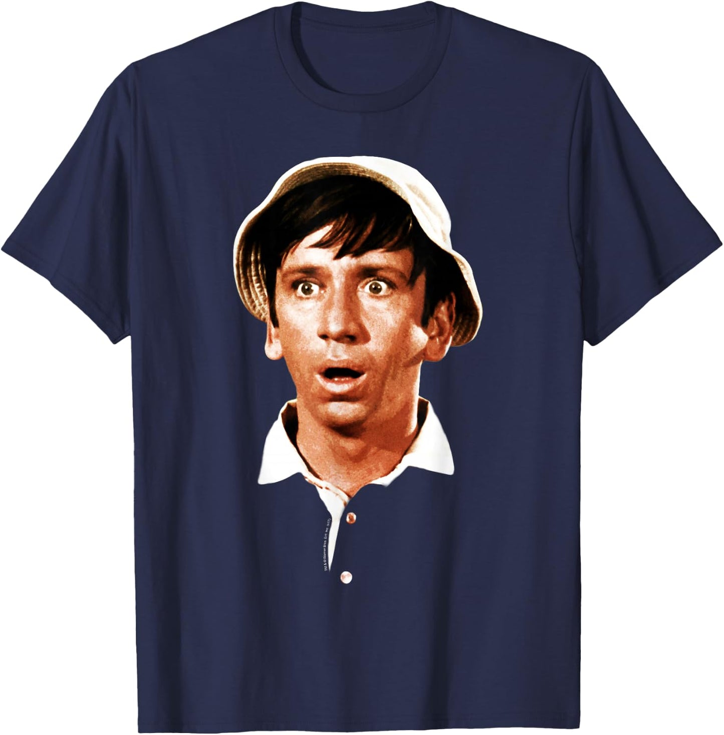 Gilligan's Island Gilligan's Head T-Shirt - T-Shirt | Navy