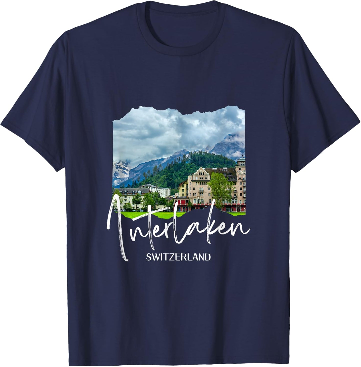 Switzerland Interlaken T-Shirt - T-Shirt | Navy