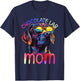 Chocolate Labrador Mom Colorful Pop Art Chocolate Lab T-Shirt - T-Shirt | Navy
