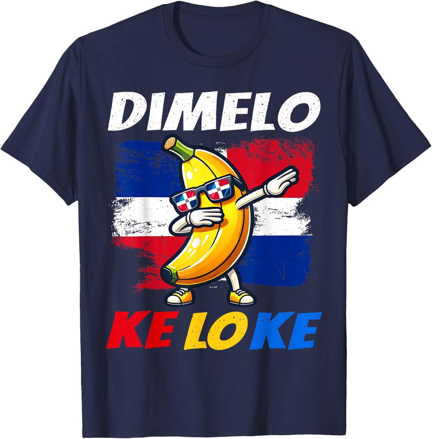 Dimelo Ke Lo Ke Dominican Republic Platano for Kids T-Shirt - T-Shirt | Navy