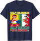 Kids Half Colombian Half Mexican Toddler Mexico Colombia Flag Boy T-Shirt - T-Shirt | Navy