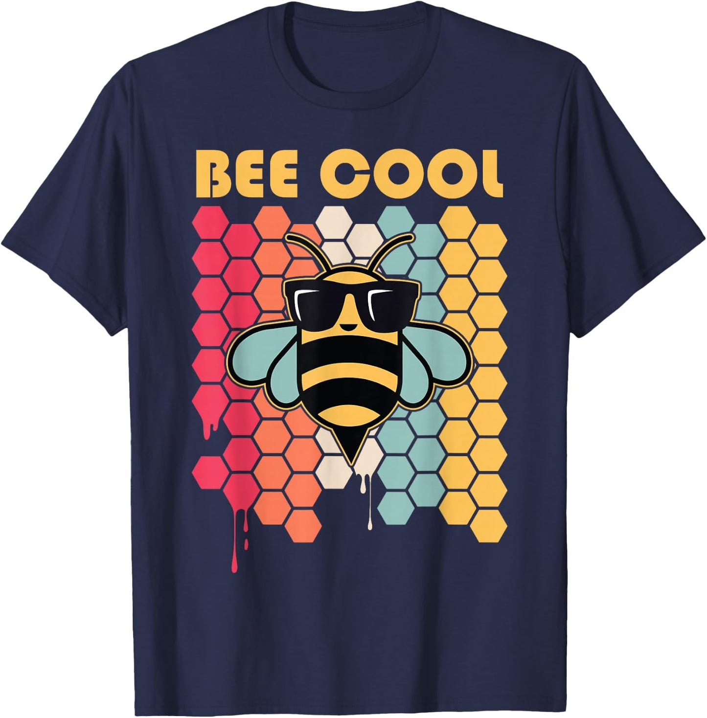 Boy Bee-Shirt Kids Toddler Lover Bumble BumbleBee Bee Cool T-Shirt - T-Shirt | Navy