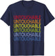 Gaming Gym Untouchable Retro T-Shirt - T-Shirt | Navy