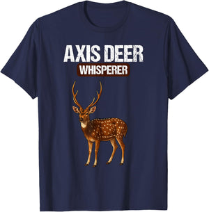 Chital Axis Deer T-Shirt - T-Shirt | Navy