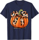 Coquette Bow Pumpkin Ghost Autumn Halloween Boujee Boo-jee T-Shirt - T-Shirt | Navy