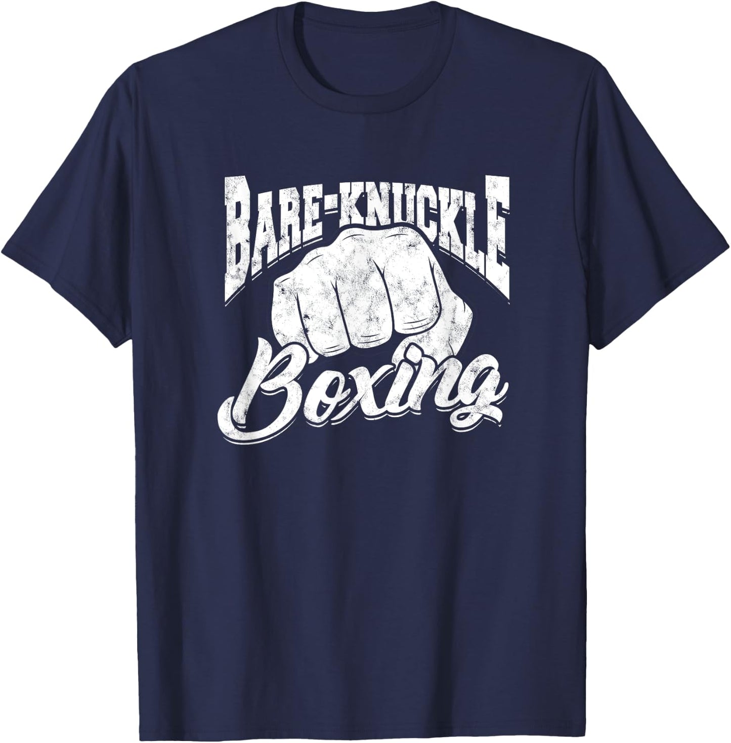 Bare-knuckle boxing - Bare-knuckle sport and fitness T-Shirt - T-Shirt | Navy