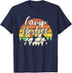 Camp Besties Outdoor Sunset Best Friend Matching Camping T-Shirt - T-Shirt | Navy