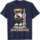 Awesome Since 1938 Retro Men Women 86th Birthday Gifts Funny T-Shirt - T-Shirt | Navy