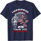 Honoring All Who Served Veteran Appreciation Art T-Shirt - T-Shirt | Navy