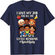 Funny Lunch Lady School Aide Appreciation Graphic T-Shirt - T-Shirt | Navy