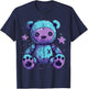 Goth Pastel Cute Creepy Kawaii Teddy Bear Voodoo Doll T-Shirt - T-Shirt | Navy