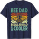 Bee Dad | Honey Beekeeper Funny Beekeeping Father's Day T-Shirt - T-Shirt | Navy