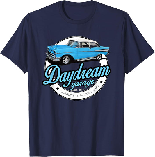 1957 57 Chevys Truck Vintage Cars Bel Air Garage T-Shirt - T-Shirt | Navy