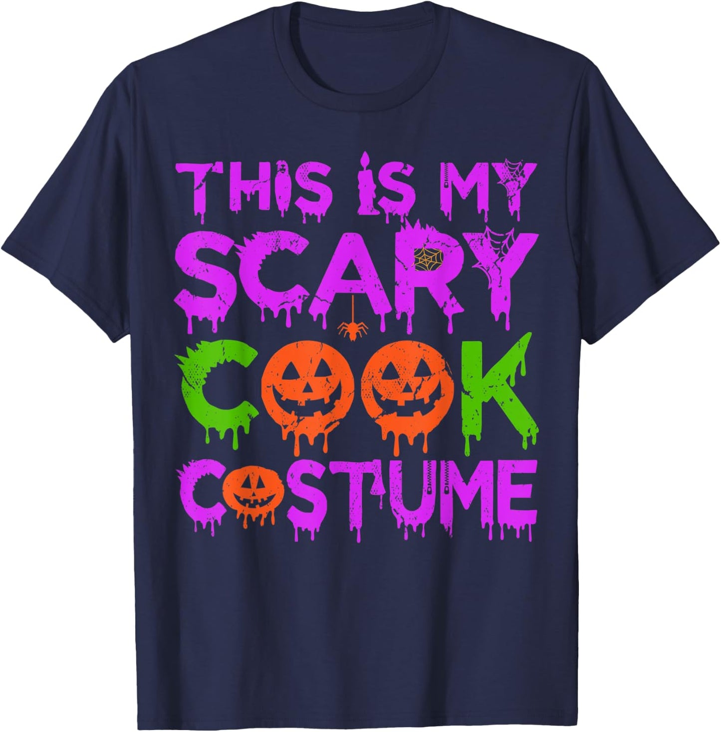 This Is My Scary Cook Costume Halloween T-Shirt - T-Shirt | Navy