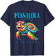 Pensacola Florida Smiling Tie Dye Sea Turtle T-Shirt - T-Shirt | Navy